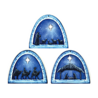Upon a Midnight Clear Ornaments Pattern by Chris Haughey