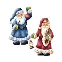Bearded Bunch Ornaments Pattern by Chris Haughey