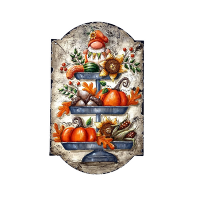 Autumn Tiered Tray Pattern by Chris Haughey