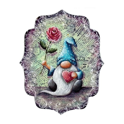 Gnome Valentine  Pattern by Chris Haughey