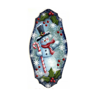 Hello Snow Plaque  Pattern by Chris Haughey