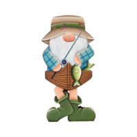 Gone Fishin' Gnome Pattern By Jeannetta Cimo