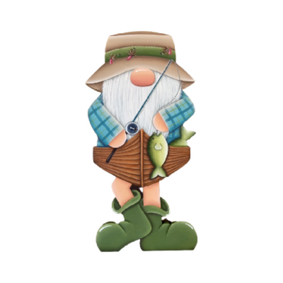 Gone Fishin' Gnome Pattern By Jeannetta Cimo