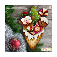 Christmas Sweet Cone Ornament Pattern By Paola Bassan