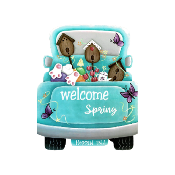 Spring Hoppin' In Pattern By Jeannetta Cimo