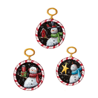 Snow Time Ornaments Pattern by Chris Haughey