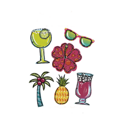 Seasonal Signs Tropical Fun  Pattern by Chris Haughey