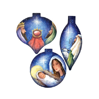 One Night in Bethlehem Ornaments Pattern by Chris Haughey