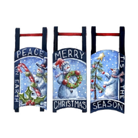 Mini Holiday Sleds Pattern by Chris Haughey