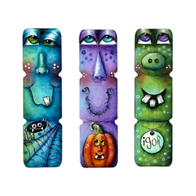 Monster Mash-Mallow Ornaments E-Pattern by Chris Haughey