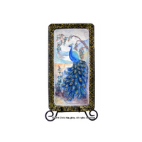 Old World Peacock Tray Pattern
