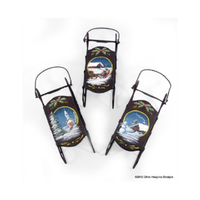 Winter Wonderland Sleds Pattern