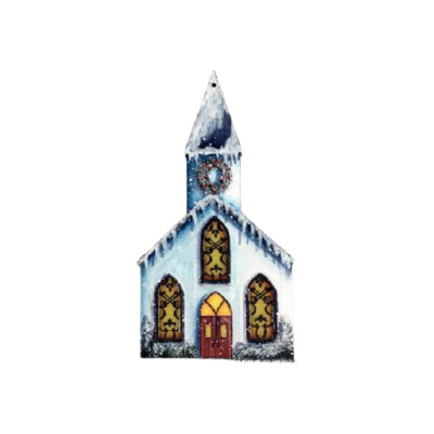 Little White Church Pattern by Chris Haughey