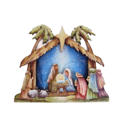 The King is Born Ornament Pattern