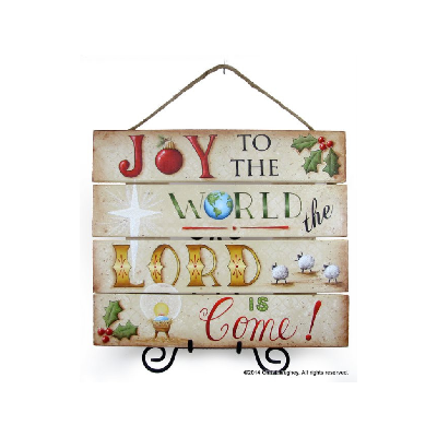The Lord is Come! Plaque Pattern