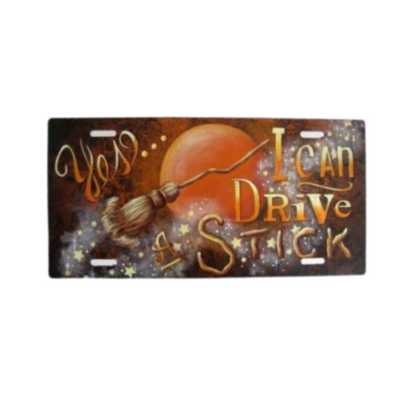 Can You Drive a Stick? Plate Pattern