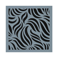 Zebra Background Stencil