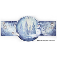 Winter Flurry Mixed Media Plaque Pattern