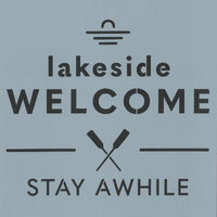 Lakeside Welcome Stencil