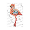 Welcome to Paradise Flamingo Pattern