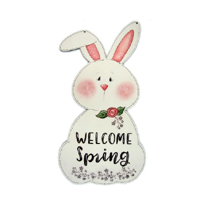 Welcome Spring Bunny by Chris Haughey