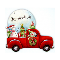 Truck Full of Christmas Pattern by Chris Haughey