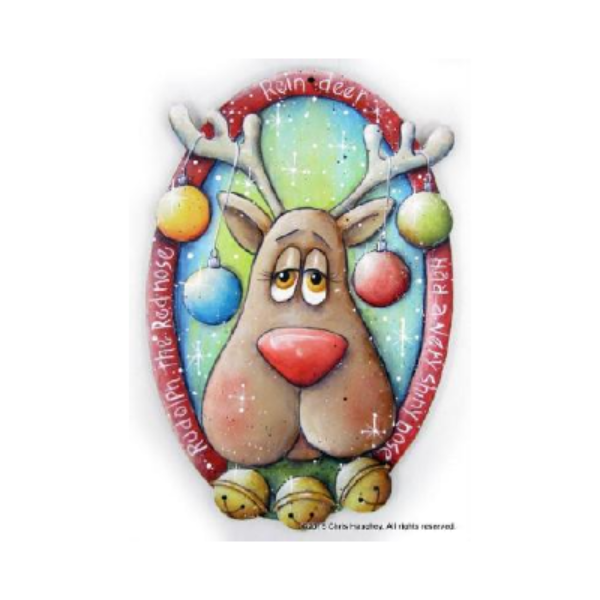 Rudolph the Red Nose Reindeer Ornament Pattern
