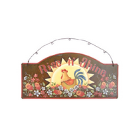 Rise 'n Shine Chicken Sign Pattern