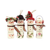 Marshmallow Snowmen Quartet Pattern