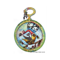 Merry and Bright Steampunk Pocketwatch Pattern