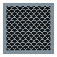 Scales Background Stencil