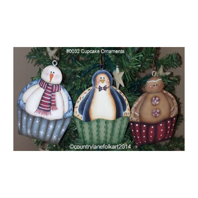 Cupcake Ornaments E-Pattern