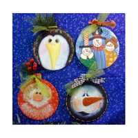 Four Wood Ornaments E-Pattern