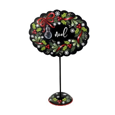 Noel Wreath Stand E-Pattern by Chris Haughey