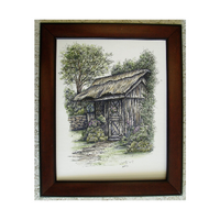 Quaint Hideaway (Pen and Ink) E-Pattern by Wendy Fahey