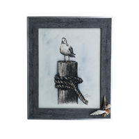 Seagull On Post (Pen and Ink) E-Pattern by Wendy Fahey