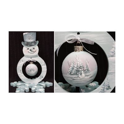 Snow is Glistening (Ornament Holder) E-Pattern by Wendy Fahey