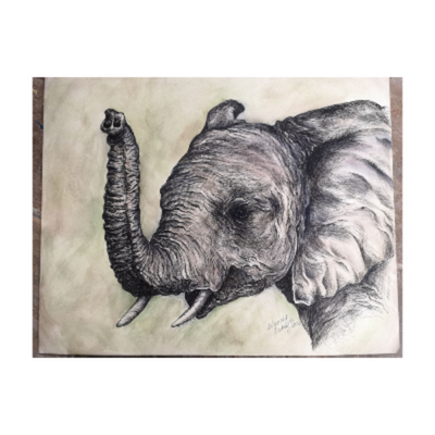 Tusk Tusk (Pen and Ink) E-Pattern by Wendy Fahey