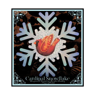 Cardinal Snowflake E-Pattern By Martha Smalley