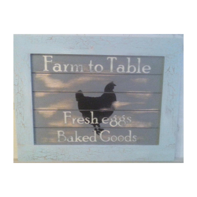 From Farm to Table Sign by Lonna Lamb E-Pattern