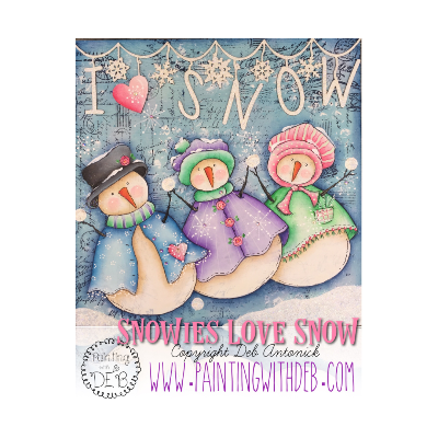 I Love Snow E-Pattern By Deb Antonick