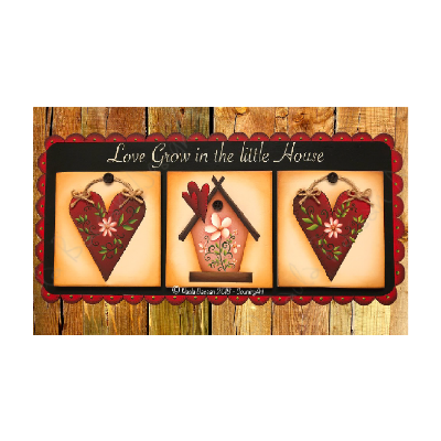 Love Grows in the Little House E-Pattern By Paola Bassan