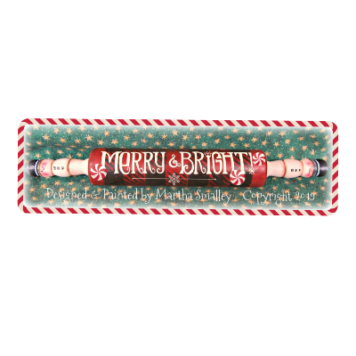 Merry and Bright Rolling Pin E-Pattern