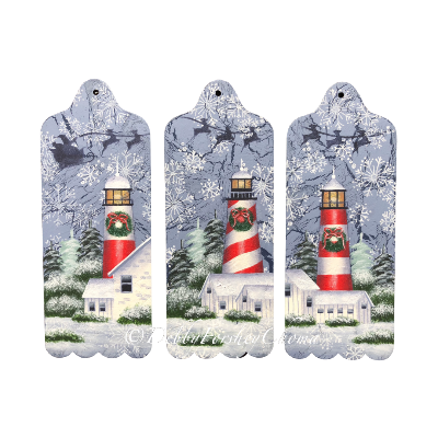 Santa's Guiding Lights Ornaments E-Pattern