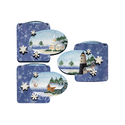 Snowflake Magic Ornaments E-Pattern