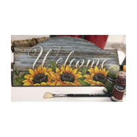 Sunflowers and Barn Board E-Pattern