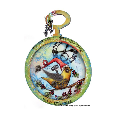 Merry and Bright Steampunk Pocketwatch E-Pattern