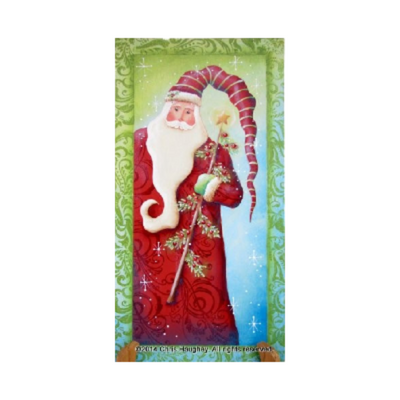 Sparkle Tree Santa Plaque Pattern