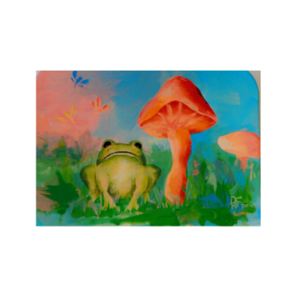 Frog n' Shrooms Pattern