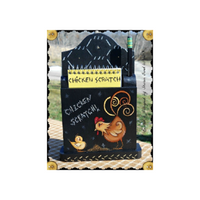 Chicken Scratch Notepad Holder Pattern